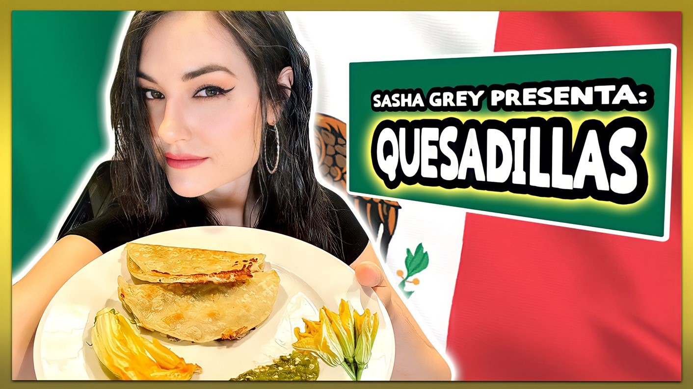 Sasha’s Quesadillas (With Zucchini Flowers)